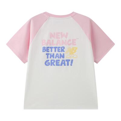 【凉感】New Balance nb童装男女童26年夏简约印花T恤ND7EG62063