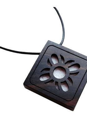 吊坠素匠己木原创合金熏香项链