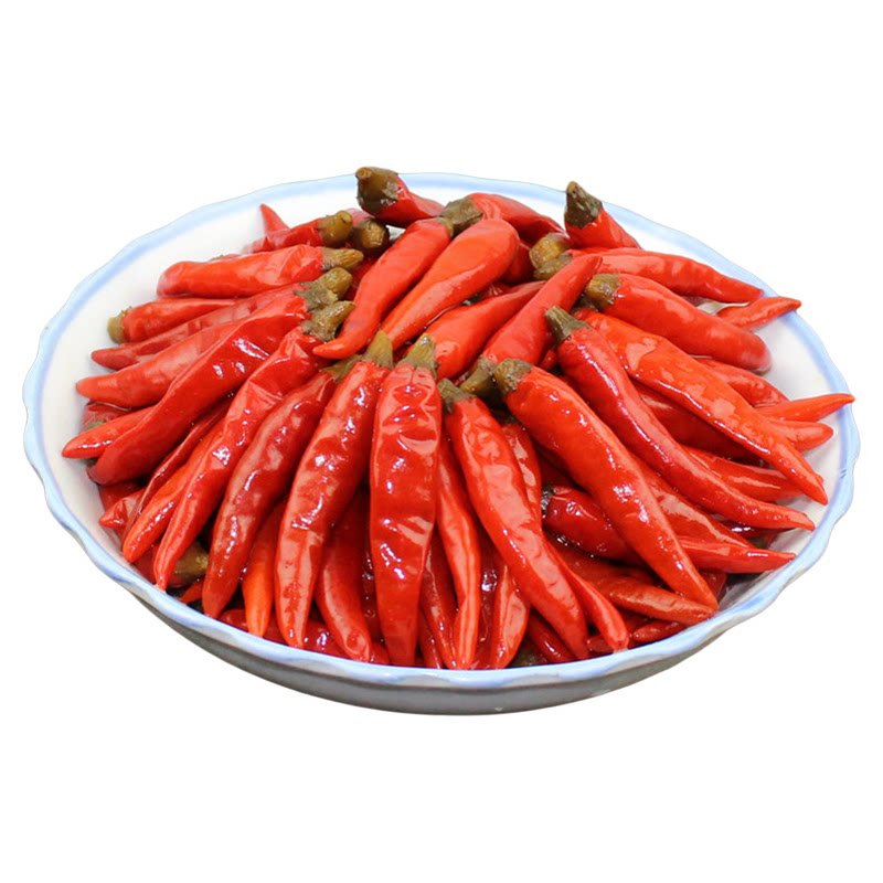 四川自贡泡椒红小米辣椒泡菜豆角