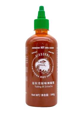 泰国红飞鹰是拉差辣椒酱540g甜香泰式辣酱公鸡牌蒜蓉单瓶商用