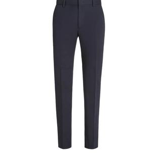 ZEGNA杰尼亚男装海军蓝弹力棉质长裤/休闲裤