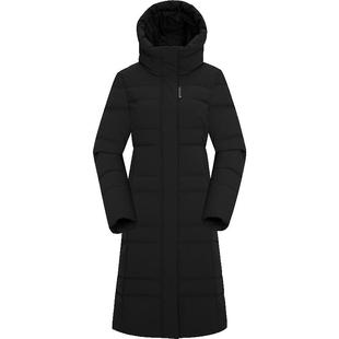 LAFUMA乐飞叶户外24秋冬过膝长款防泼水保暖鹅绒羽绒服女防寒外套