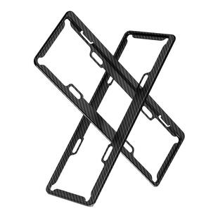 加厚车牌边框铝合金牌照架保护框新能源汽车号牌照框架蓝车牌套框