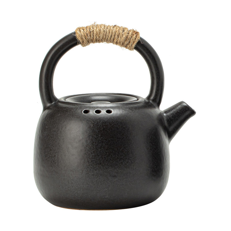 清山胡同复古陶瓷煮茶壶酒精炉