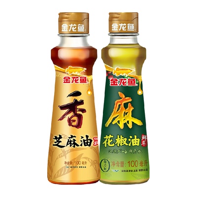 金龙鱼花椒油芝麻油开盖即用组合