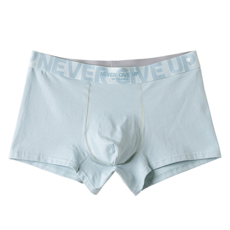 3条装 男士内裤男生纯棉2024新款平角裤5A抗菌中腰透气四角短裤衩