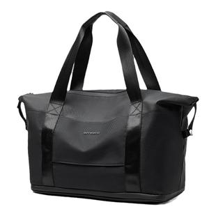 七匹狼短途旅行包男士新款大容量行李袋轻便单肩包商务出差手提包