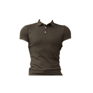 男女情侣运动修紧身衣纯棉弹力翻领半短袖T恤健身黑白色POLO衬衫