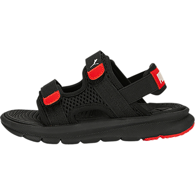 Puma/彪马正品夏季新款小童轻便透气魔术贴运动凉鞋389147-01
