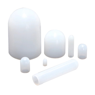 耐高低温硅胶保护套螺纹电镀喷塑防撞堵头螺母螺丝塞半透明橡胶帽