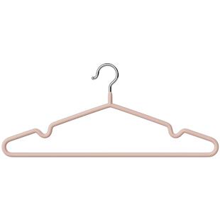 不锈钢金属衣架100个家用挂衣防滑不起包撑子晒凉晾衣服无痕衣撑