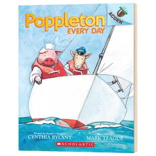 学乐橡树种子系列 小猪波普尔顿3 Poppleton Every Day 英文原版  进口英语书籍儿童全英语书