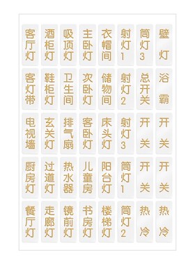 2026新款开关标识贴电箱装饰简约