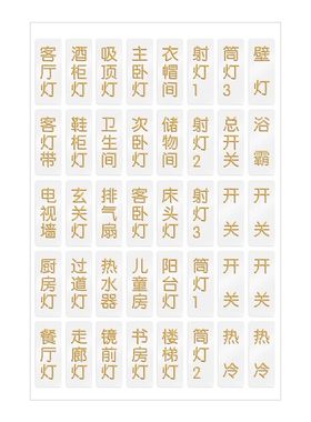 2026新款开关标识贴电箱装饰简约