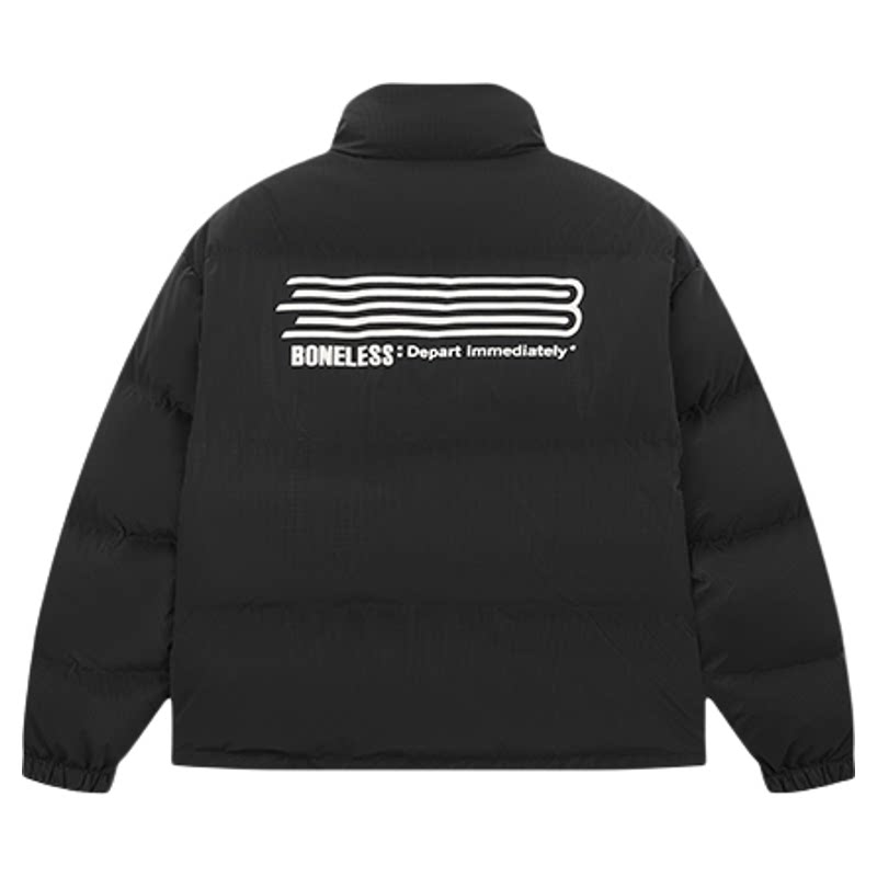 【商场同款】BONELESS肌理感立领羽绒服90绒冬季宽松保暖外套