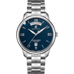 瑞士依波路手表男机械表COSC天文台认证男士手表钢带高级轻奢腕表