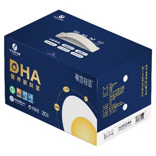 神地奇蛋鲜鸡蛋 DHA营养鲜鸡蛋富硒可生食鸡蛋溏心蛋 30枚礼盒装