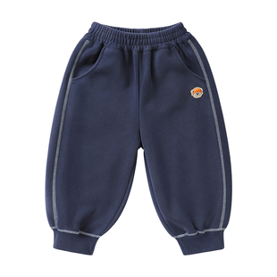 右欧儿童户外休闲裤子男童春秋运动长裤宝宝2026新款童装舒适卫裤