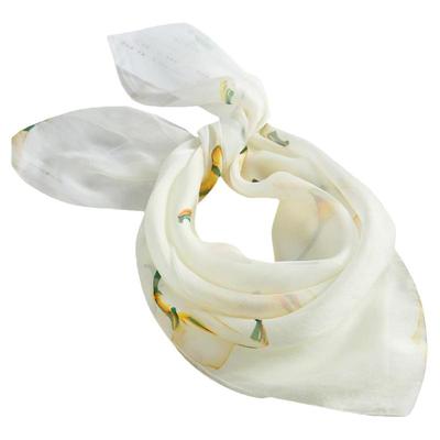 真丝小方巾丝巾冬季护颈纱巾围巾