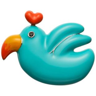 SUDROV素觉胸针小鸟喜鹊别针精美儿童新年生日礼物书包挂件