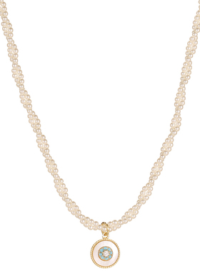 2025新款双层叠戴小珍珠项链