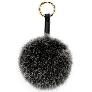 狐狸毛球挂件皮草包包挂饰大毛毛球饰品毛手机车钥匙扣毛绒饰品女
