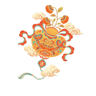 2026马年春节福袋玻璃贴国风窗花贴静电福字门贴窗户贴新年装饰