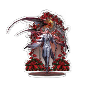 秦彻银翼安魂地联名周边亚克力立牌流沙挂件双闪徽章色纸票根套装