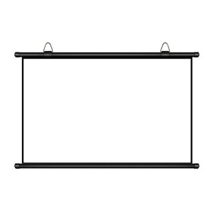 车载投影仪幕布便携户外车内宿舍儿童护眼35寸40寸45寸55寸简易壁挂幕布移动免打孔可移动挂环高清投影幕布