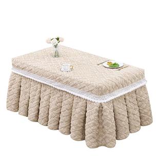 烤火桌子套罩长方形冬季加厚取暖火炉新款高级桌布电烤炉烤火罩套