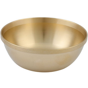 大藏禅饰小铜供水碗光藏式黄铜西藏密宗用品家用圣水杯供水杯摆件