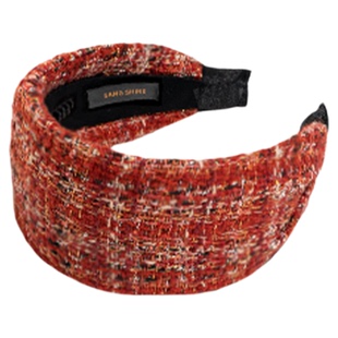 桑巷2025秋冬新款羊毛宽边发箍女高颅顶头箍小香风高级感肖茵同款