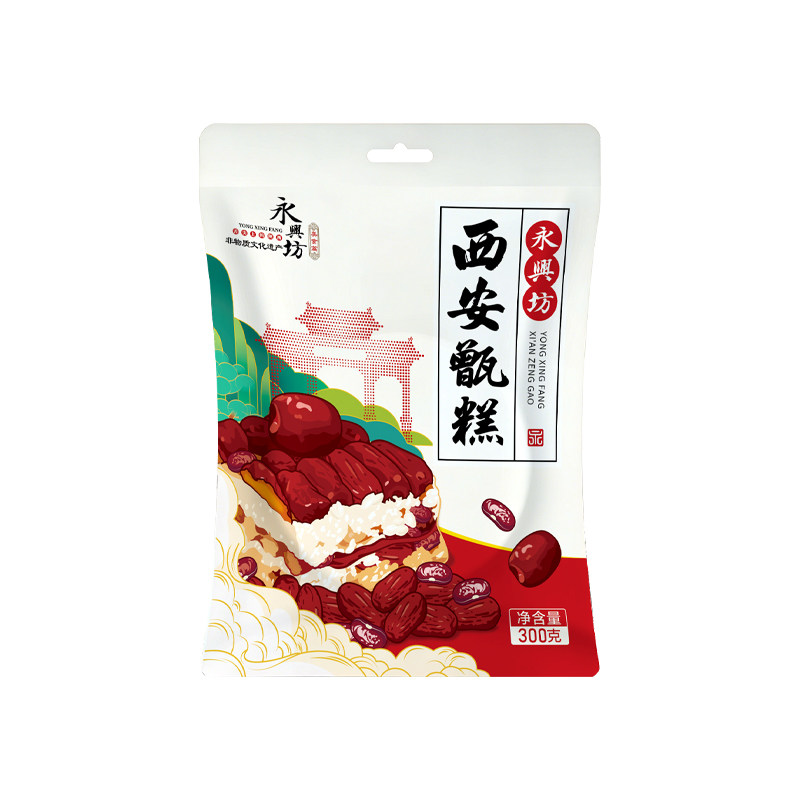 永兴坊西安甑糕八宝蜜枣甜糯