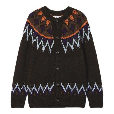 BEAMSBOY针织开衫复古气质