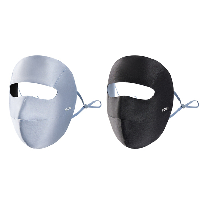 zauo真丝防晒面罩桑蚕丝全脸面罩