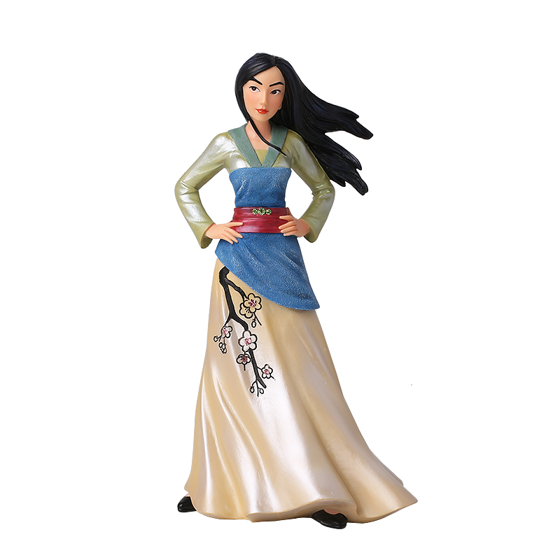 enesco正版花木兰手办迪士尼公主摆件Mulan周边收藏纪念模型