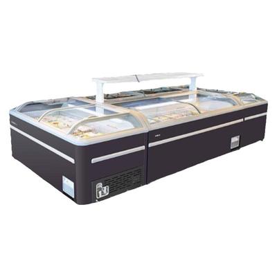 星星组合岛柜商用超市冷藏冷冻柜