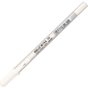 日本樱花高光笔初学画画白色手绘彩色记号笔diy创意设计美术绘画黑卡水彩留白笔漫画素描专用绘画高光签字笔