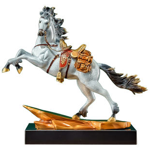 马到成功铜马摆件高档办公室工艺品搬新公司乔迁搬家搬迁开业礼物