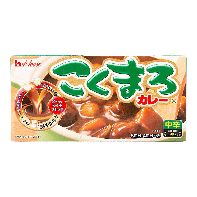 日本进口house甜味辣味微辣咖喱/粉/块/酱