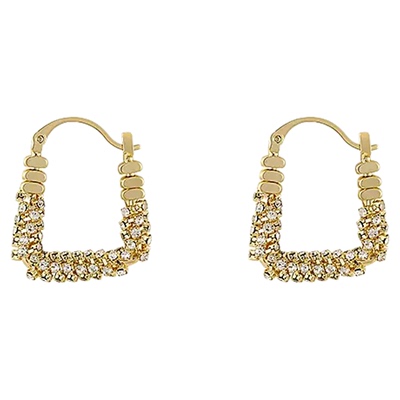 刘亦菲同款碎银子耳环