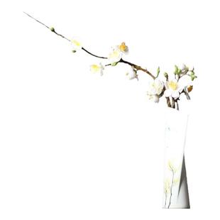 中式腊梅梅花枝仿真花假花绢花家居客厅桌面茶几装饰插花花瓶套装