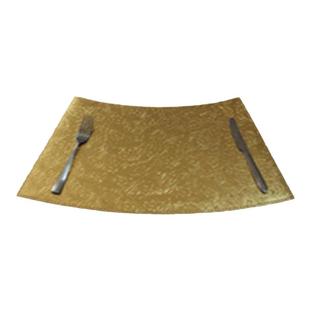 圆桌扇形餐垫盘垫高档隔热垫新中式酒店餐垫防油防水防滑双面桌垫