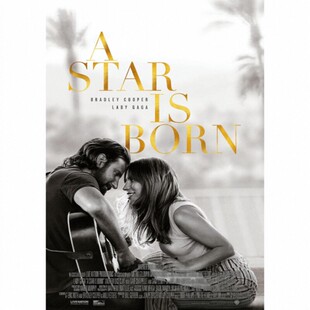 一个明星的诞生Lady Gaga/布莱德利·库珀电影海报卧室宿舍装饰画