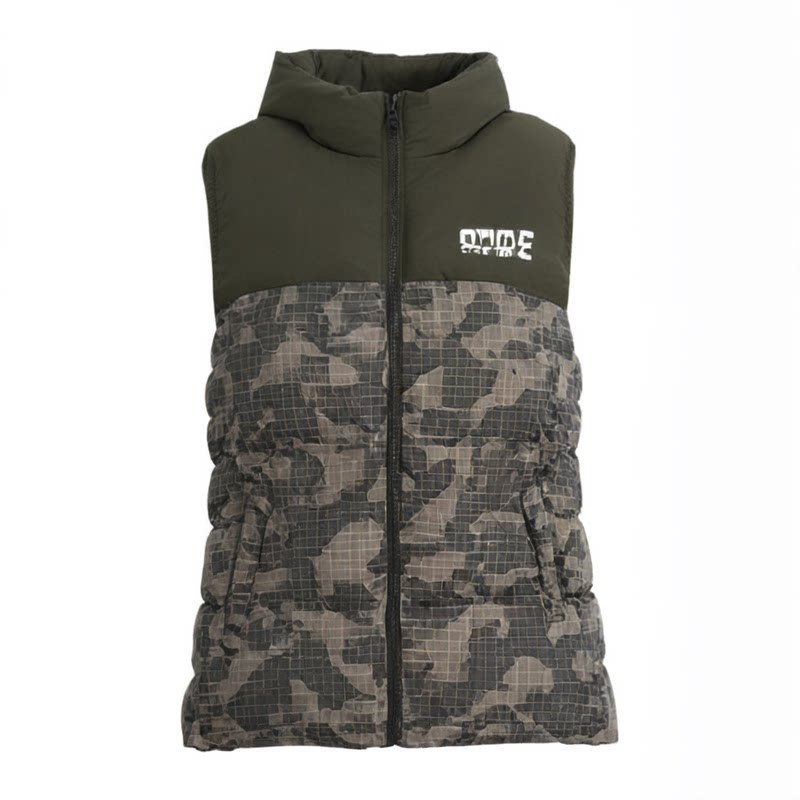 雅鹿2025秋冬新款儿童羽绒马甲女童外穿加厚男童小童大童背心冬季