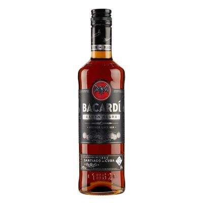 官方直营bacardi烘培黑朗姆酒