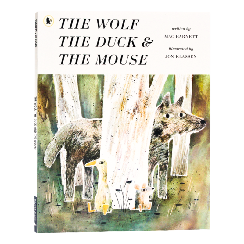 野狼的肚子我的家 The Wolf, the Duck and the Mouse 英文原版 获奖绘本 幽默趣味故事图画书 Mac Barnett Jon Klassen 名家绘本