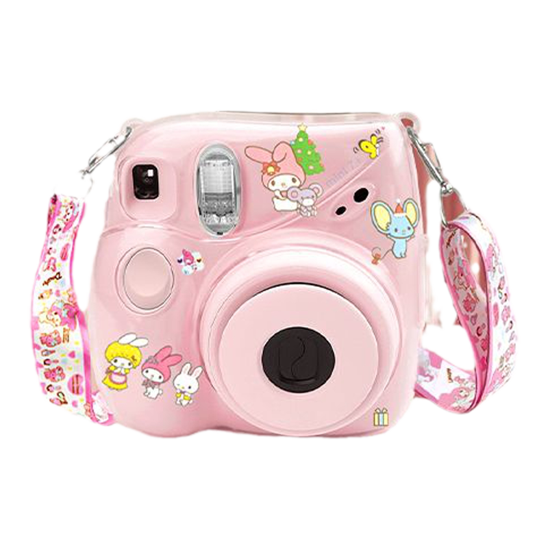 适用拍立得mini7+/7加透明水晶壳