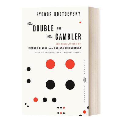 英文原版小说 The Double and The Gambler 双重人格 赌徒 Fyodor Dostoevsky陀思妥耶夫斯基 英文版 进口英语原版书籍