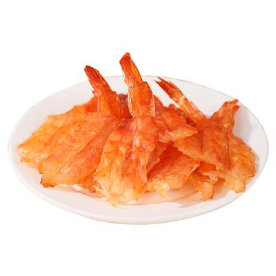 北海印象开背虾干凤尾虾干开袋即食海洋零食休闲食品现烤烤虾解馋